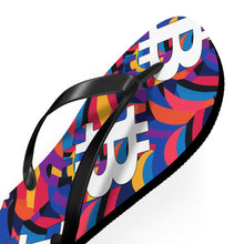 Load image into Gallery viewer, Bitcoin Abstrak Flip Flops