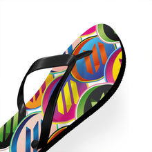 Load image into Gallery viewer, Solana Pop Art Flip Flops