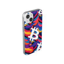 Load image into Gallery viewer, Bitcoin Abstrak Flexi Phone Cases