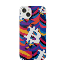Load image into Gallery viewer, Bitcoin Abstrak Flexi Phone Cases
