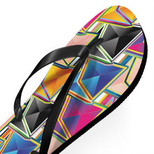 Load image into Gallery viewer, Ethereum Pop Art Unisex Flip Flops