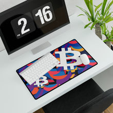 Load image into Gallery viewer, Bitcoin Abstrak Desk Mats