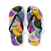 Load image into Gallery viewer, Cardano Pop Art Flip Flops