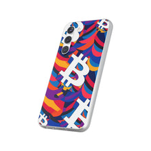 Load image into Gallery viewer, Bitcoin Abstrak Flexi Phone Cases