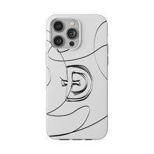 Load image into Gallery viewer, Dogecoin Line Art BW Flexi Cases
