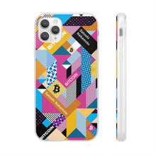 Load image into Gallery viewer, Bitcoin Isometrik Art Phone Cases