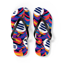 Load image into Gallery viewer, Solana Abstrak Flip Flops