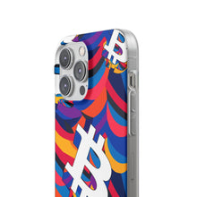 Load image into Gallery viewer, Bitcoin Abstrak Flexi Phone Cases