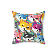 Load image into Gallery viewer, Shiba Inu Pop Art Square Pillow