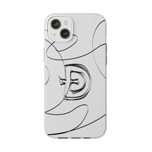 Load image into Gallery viewer, Dogecoin Line Art BW Flexi Cases