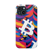 Load image into Gallery viewer, Bitcoin Abstrak Flexi Phone Cases