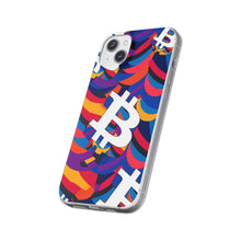 Load image into Gallery viewer, Bitcoin Abstrak Flexi Phone Cases