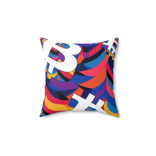Load image into Gallery viewer, Bitcoin Abstrak Spun Polyester Square Pillow