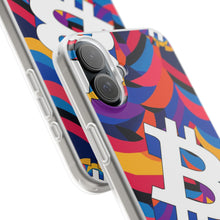 Load image into Gallery viewer, Bitcoin Abstrak Flexi Phone Cases
