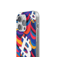 Load image into Gallery viewer, Bitcoin Abstrak Flexi Phone Cases