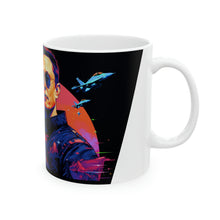 Load image into Gallery viewer, Top Doge with Elon Maverick Ceramic Mug, 11oz
