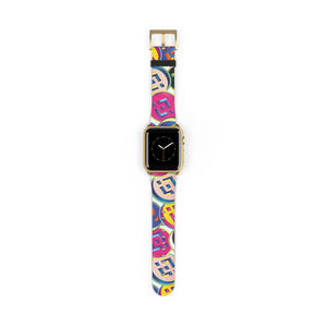 Binance Coin Pop Art Apple Watch Band