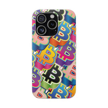 Load image into Gallery viewer, Bitcoin Pop Art Phone Cases