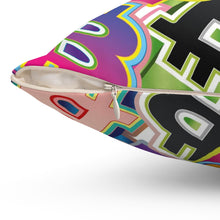 Load image into Gallery viewer, Bitcoin Pop Art Square Pillow