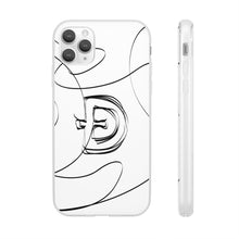 Load image into Gallery viewer, Dogecoin Line Art BW Flexi Cases