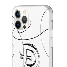 Load image into Gallery viewer, Dogecoin Line Art BW Flexi Cases