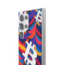 Load image into Gallery viewer, Bitcoin Abstrak Flexi Phone Cases