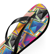 Load image into Gallery viewer, Ethereum Pop Art Unisex Flip Flops