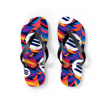 Load image into Gallery viewer, Solana Abstrak Flip Flops