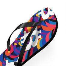 Load image into Gallery viewer, Bitcoin Abstrak Flip Flops