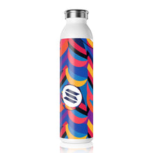 Load image into Gallery viewer, Solana Abstrak Slim Water Bottle
