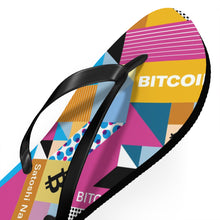 Load image into Gallery viewer, Bitcoin Isometrik Flip Flops