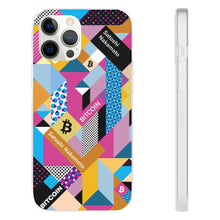 Load image into Gallery viewer, Bitcoin Isometrik Art Phone Cases