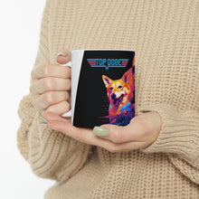 Load image into Gallery viewer, Top Doge with Elon Maverick Ceramic Mug, 11oz