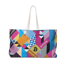 Load image into Gallery viewer, Bitcoin Isometrik Weekender Bag