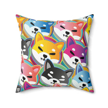Load image into Gallery viewer, Shiba Inu Pop Art Square Pillow