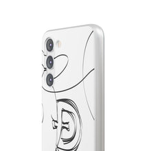 Load image into Gallery viewer, Dogecoin Line Art BW Flexi Cases
