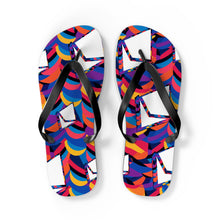Load image into Gallery viewer, Ethereum Abstrak Flip Flops