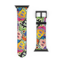 Load image into Gallery viewer, Bitcoin Pop Art Apple Watch Band
