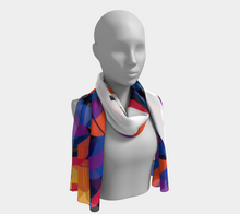 Load image into Gallery viewer, Dogecoin Abstrak Long Scarf