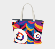Load image into Gallery viewer, Dogecoin Abstrak Large Tote Bag