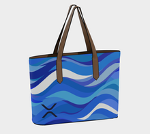 Load image into Gallery viewer, XRP Tidal Wave Vegan Leather Tote