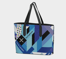 Load image into Gallery viewer, XRP Isometrik Vegan Leather Tote Bag
