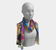 Load image into Gallery viewer, Ethereum Pop Art Silk Long Scarf