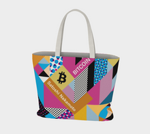 Load image into Gallery viewer, Bitcoin Isometrik Large Tote Bag