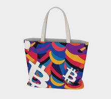 Load image into Gallery viewer, Bitcoin Abstrak Large Tote Bag