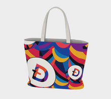 Load image into Gallery viewer, Dogecoin Abstrak Large Tote Bag