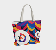 Load image into Gallery viewer, Dogecoin Abstrak Large Tote Bag