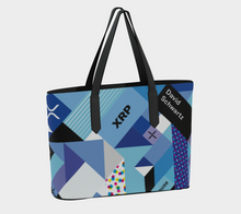Load image into Gallery viewer, XRP Isometrik Vegan Leather Tote Bag