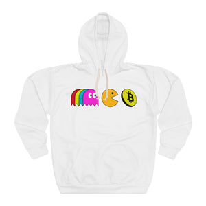 Bitcoin PAC Unisex Pullover Hoodie (white)