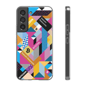 Bitcoin Isometrik Art Phone Cases